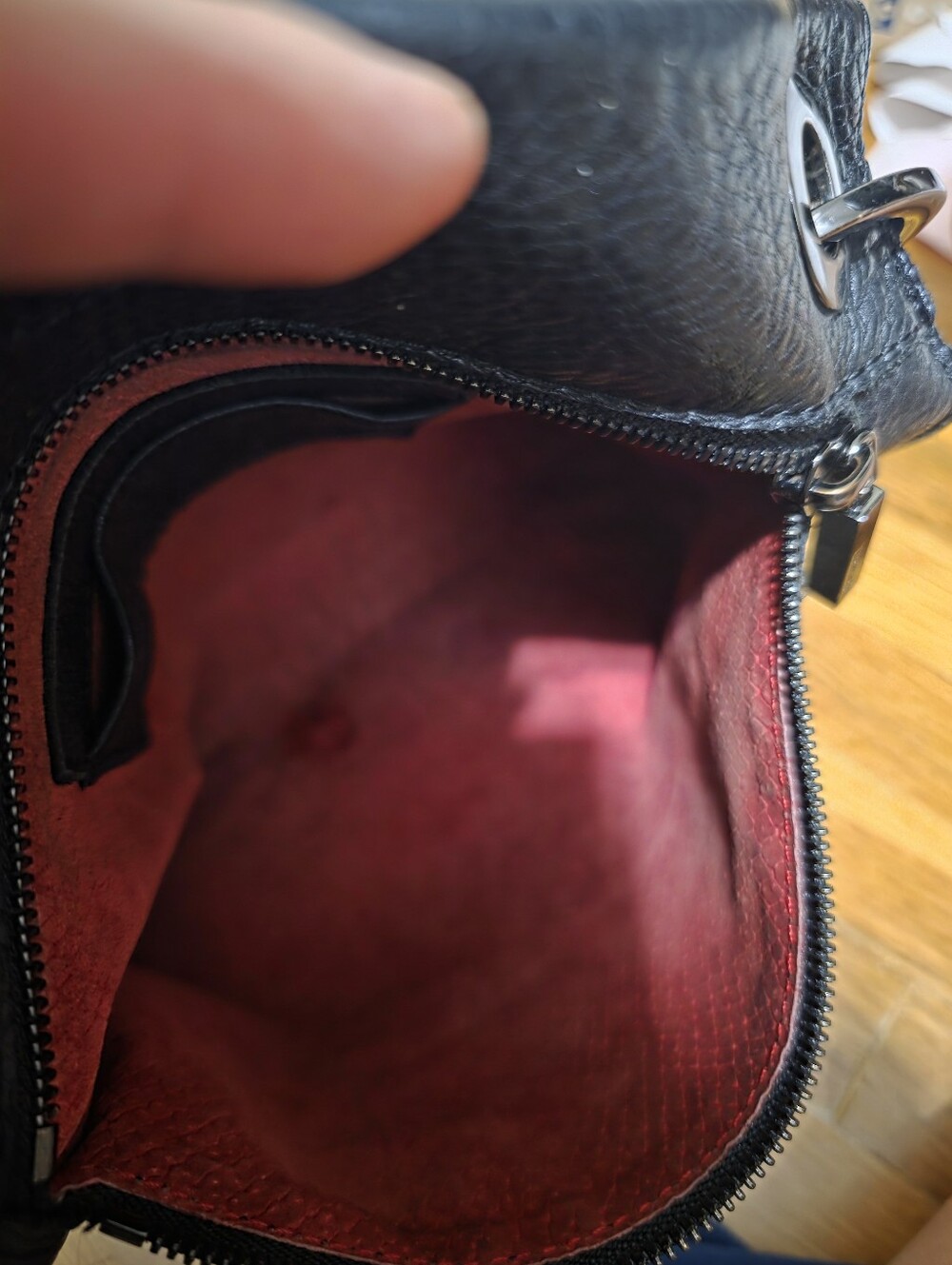 Hammitt MD Tony Black Leather Crossbody Bag - Picture 8 of 8